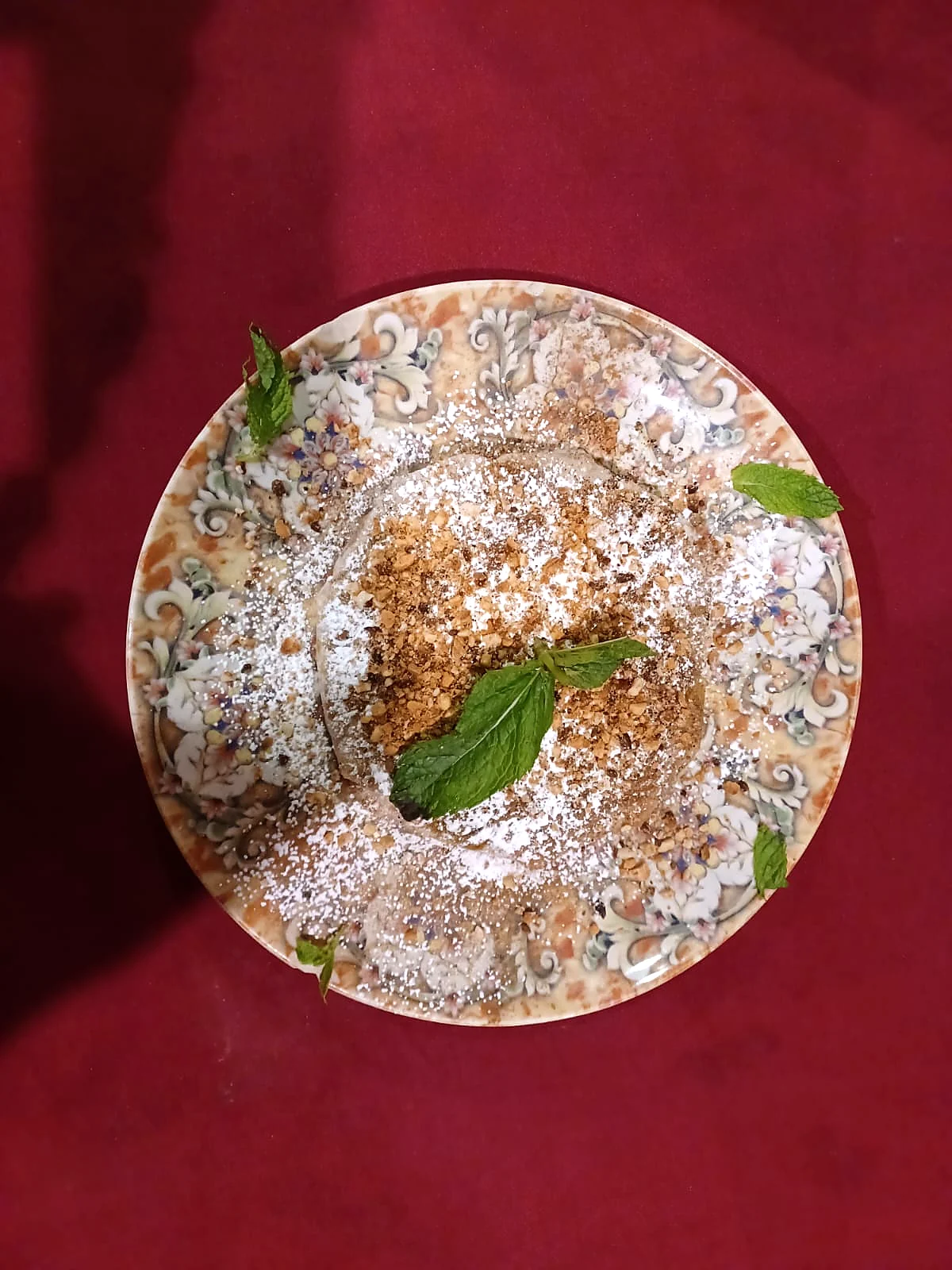 Postre servido en Restaurante Tetería Riad Elvira